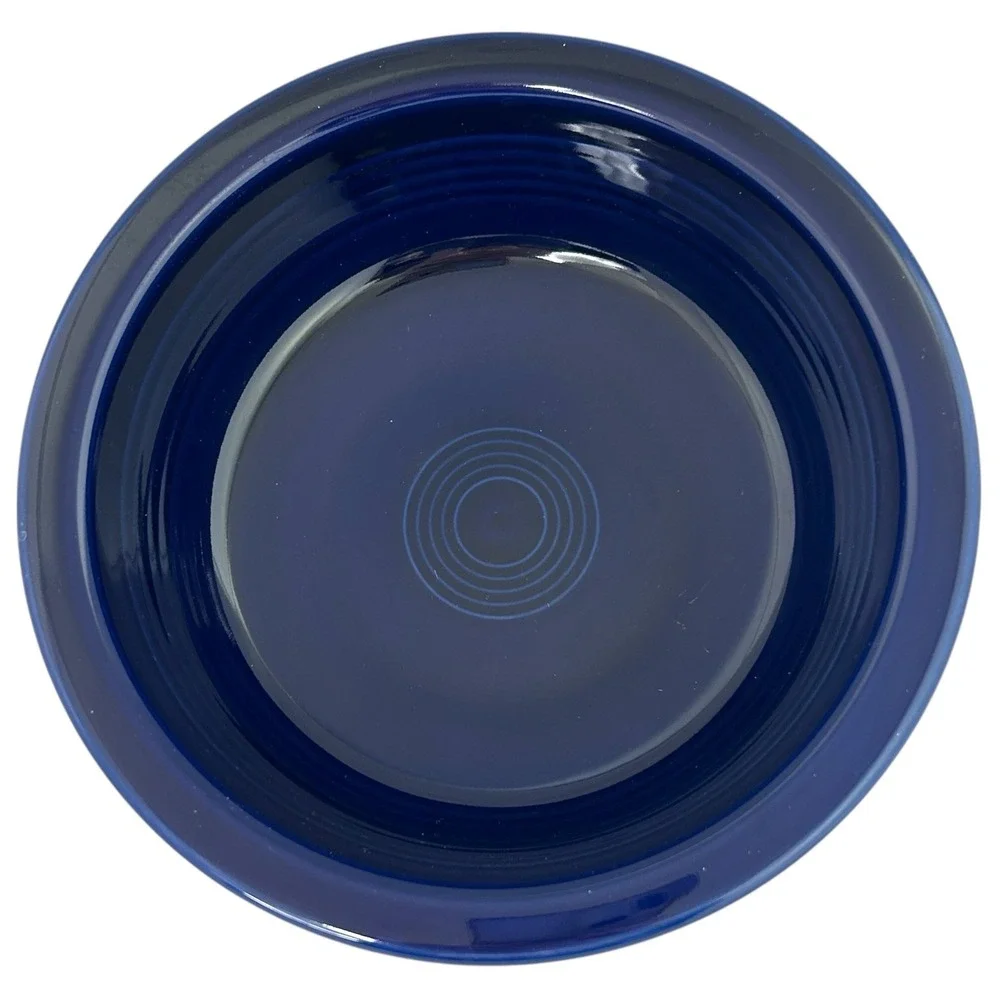 Fiesta Large Classic Bowl 8.25 Cobalt Blue Straight Sides 40 OZ Excellent